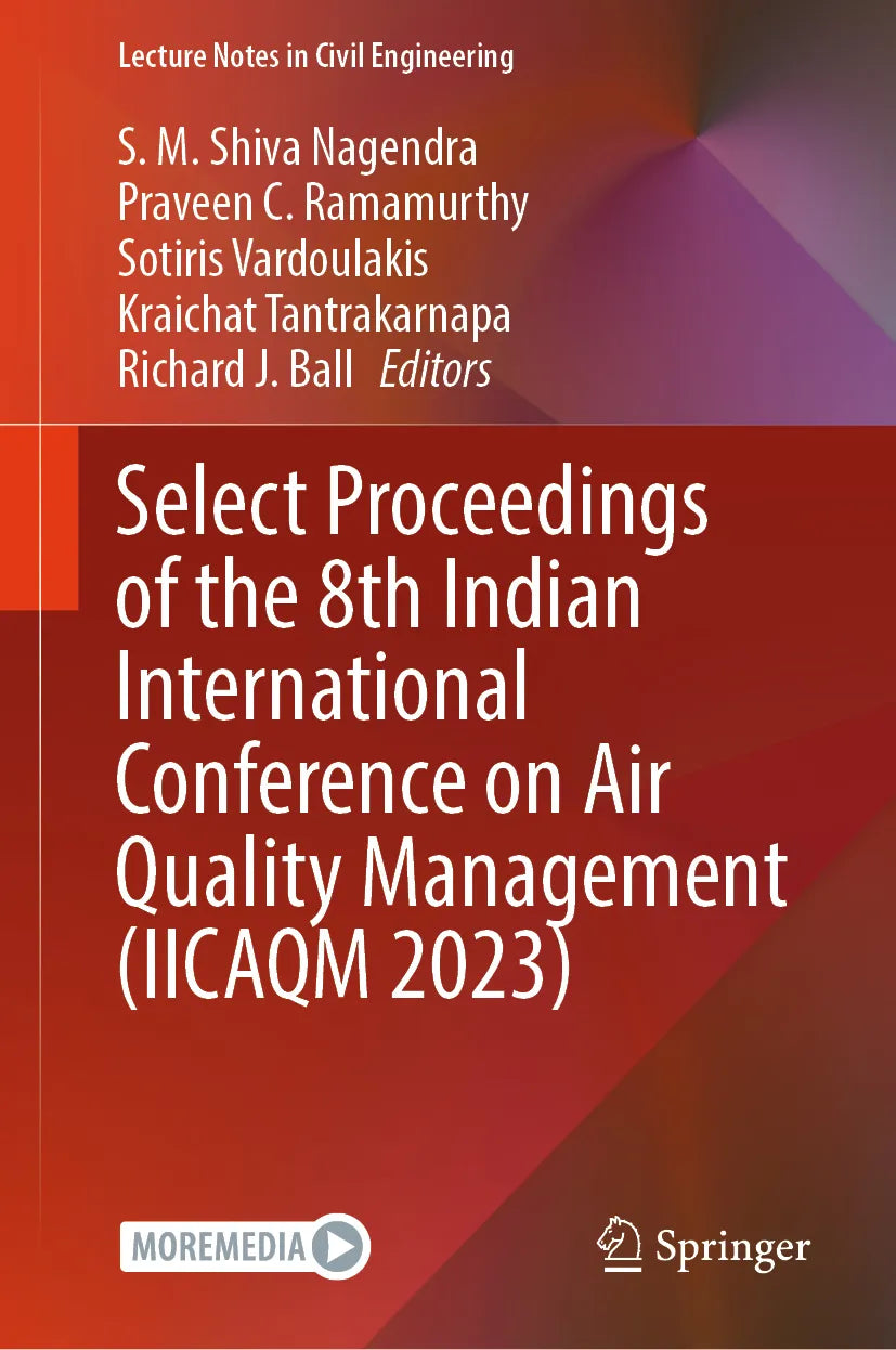 Cover: Select Proceedings of the 8th Indian International Conference on Air Quality Management (E-Book)