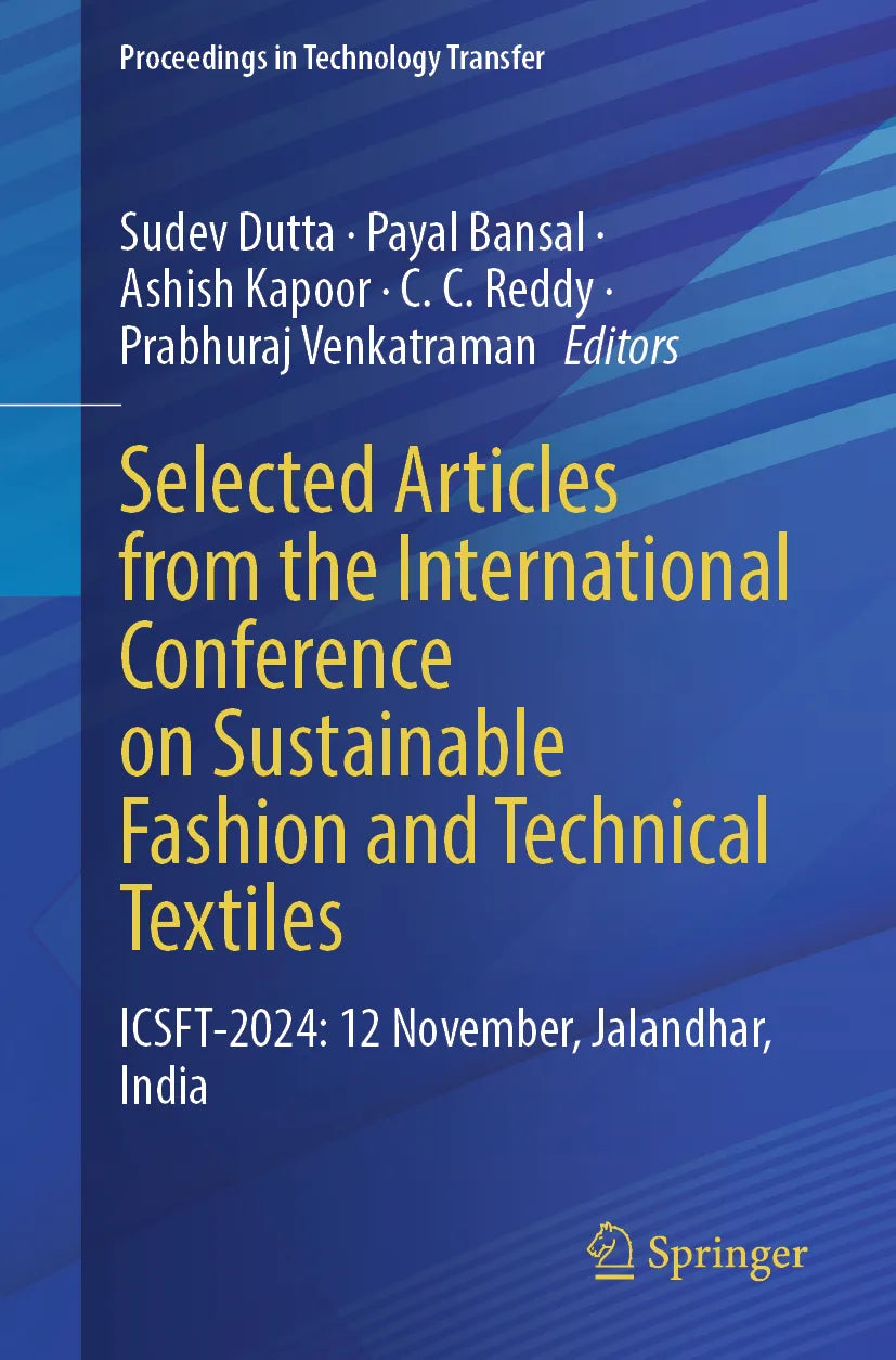 Cover: Selected Articles from the International Conference on Sustainable Fashion and Technical Textiles (E-Book)