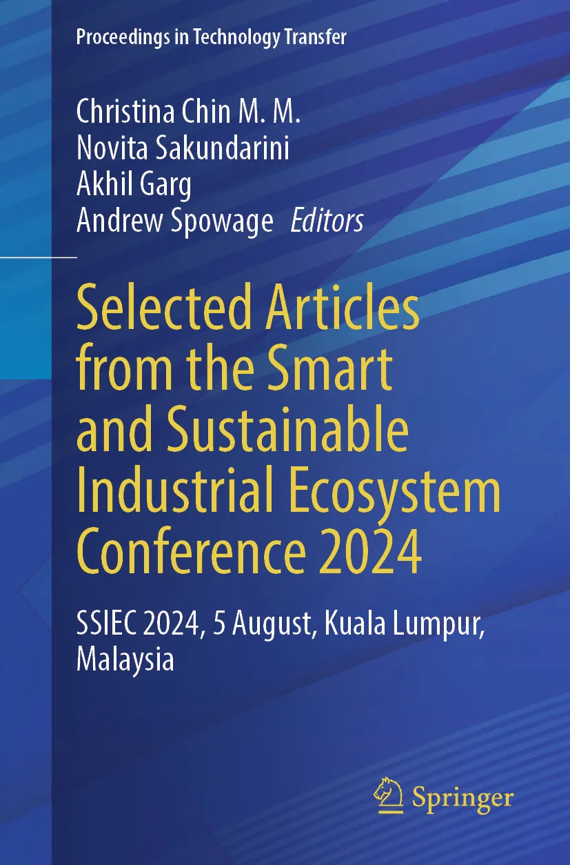 Cover: Selected Articles from the Smart and Sustainable Industrial Ecosystem Conference 2024 (E-Book)