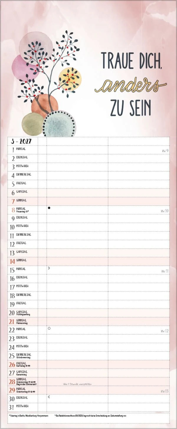 Selfcare - My Timer 2027 – Ansicht