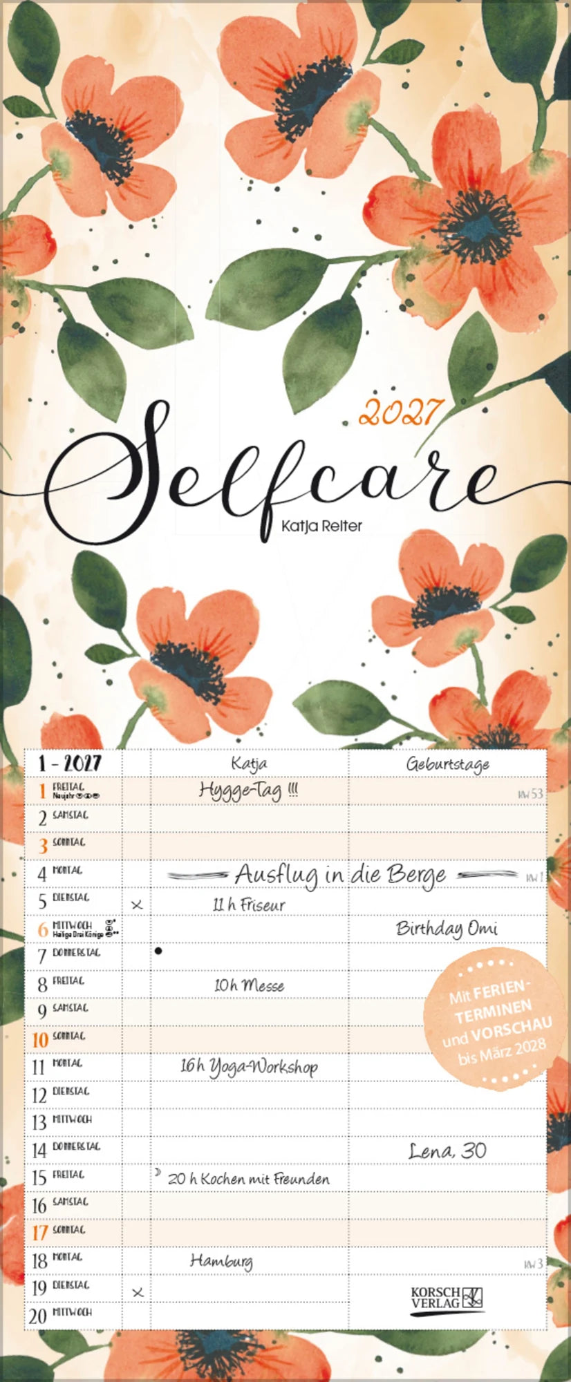 Taschenkalender: Selfcare - My Timer 2027