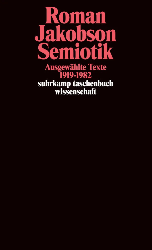 Buchcover von 'Semiotik' - Taschenbuch von Roman Jakobson