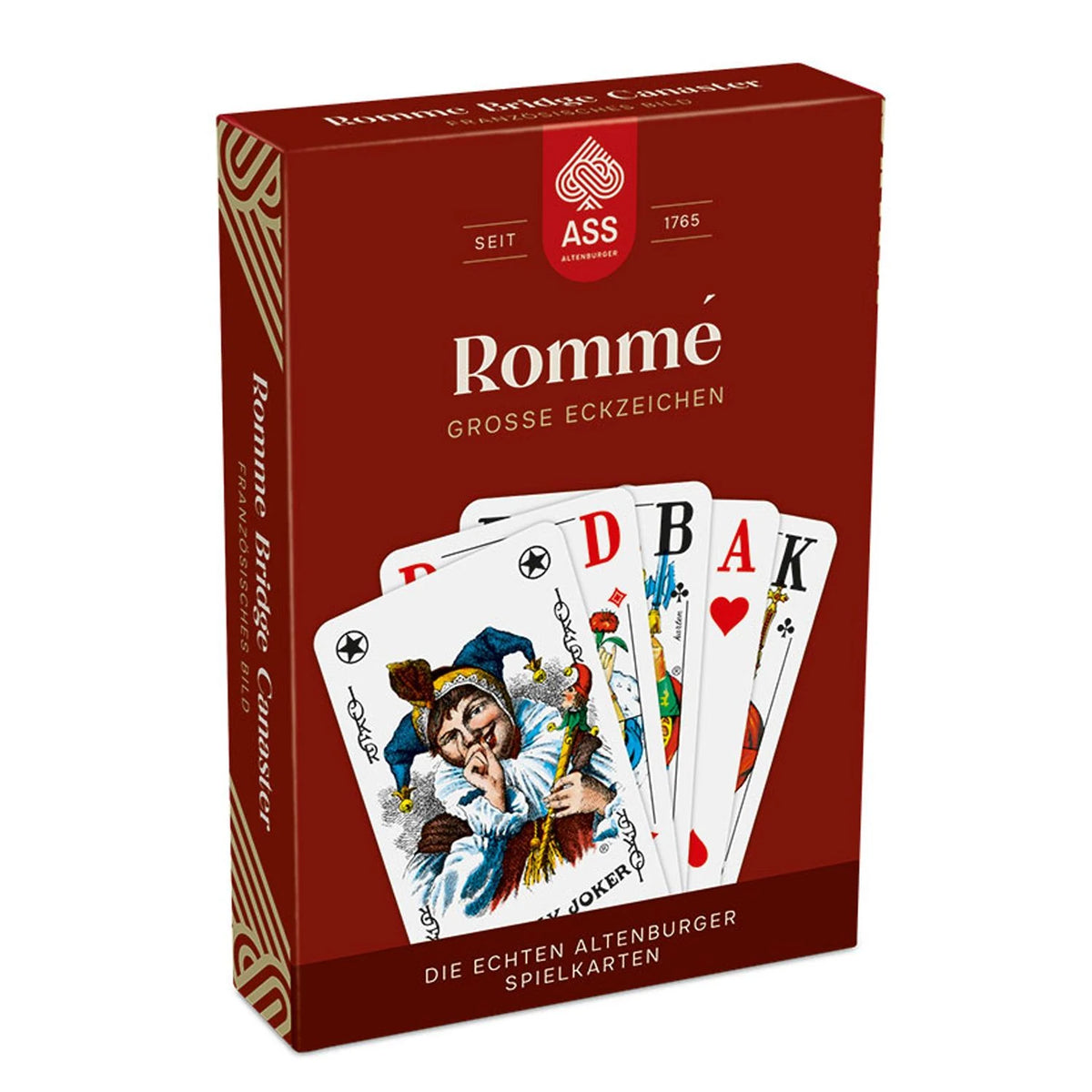 Kartenspiel: Senioren Rommé, französisches Bild