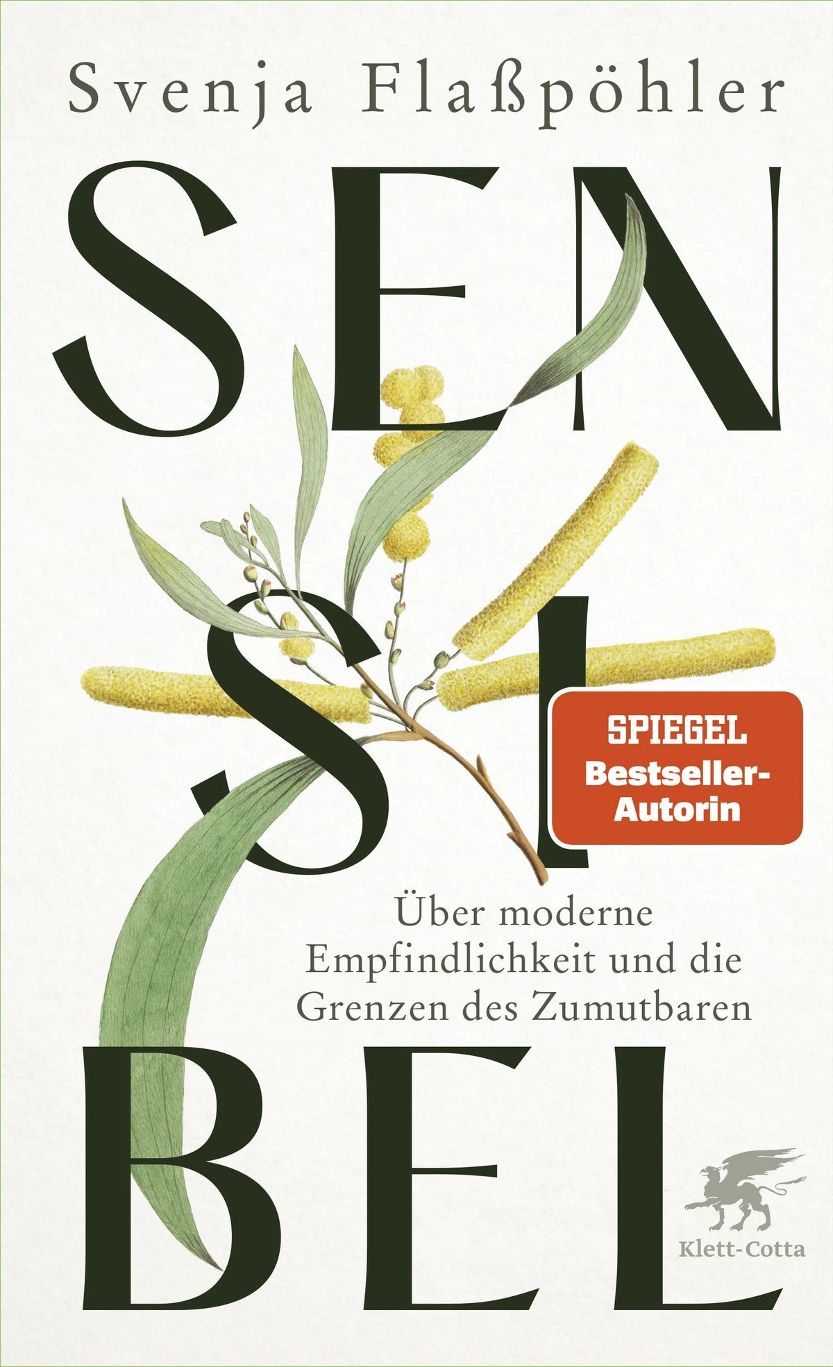 Cover: Sensibel (Hardcover) von Svenja Flaßpöhler