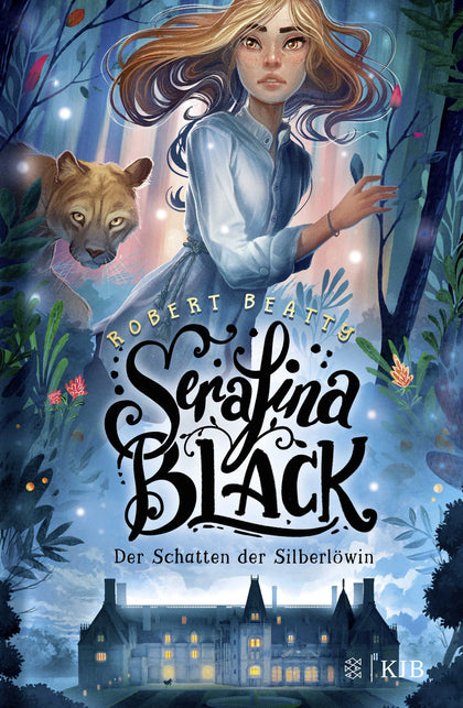 Buchcover von 'Serafina Black – Der Schatten der Silberlöwin' - Gebundene Ausgabe von Robert Beatty