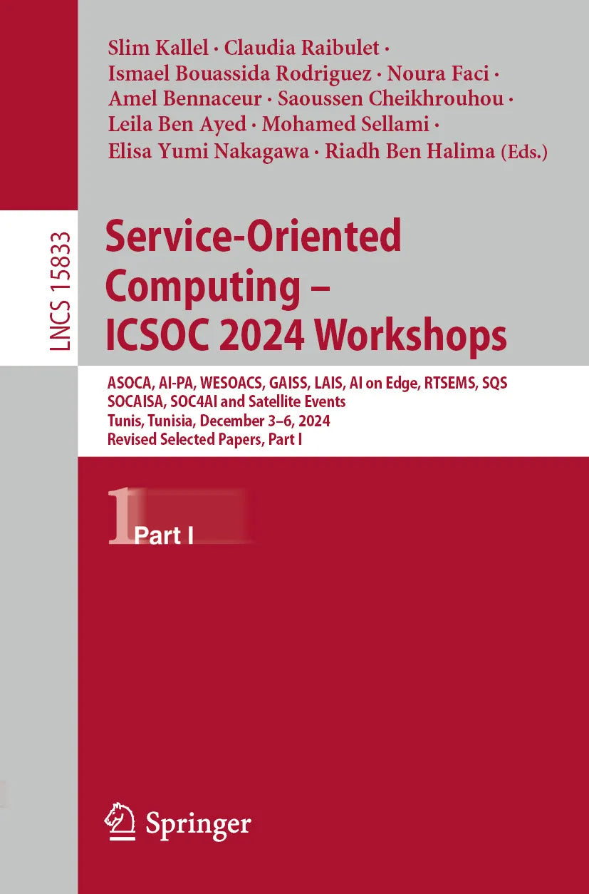 Cover: Service-Oriented Computing – ICSOC 2024 Workshops (E-Book)