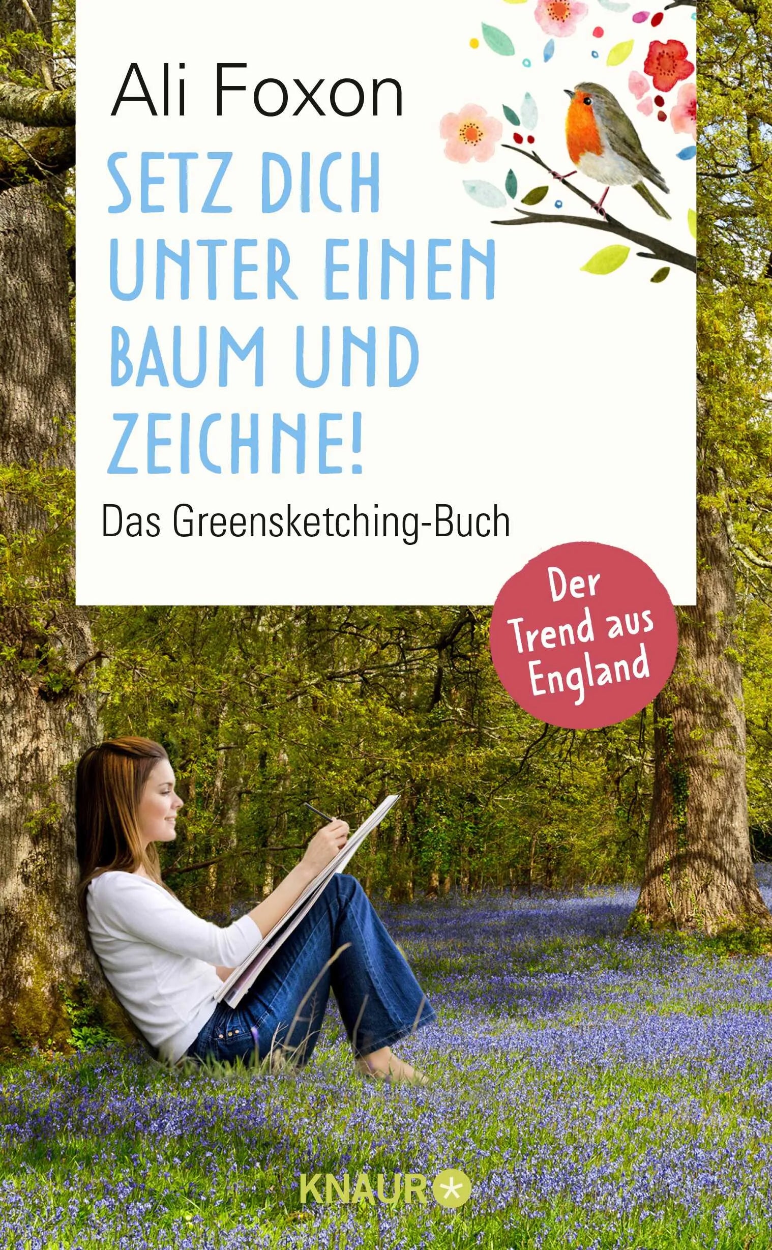 Buchcover von 'Setz dich unter einen Baum und zeichne!' - Gebundene Ausgabe von Ali Foxon