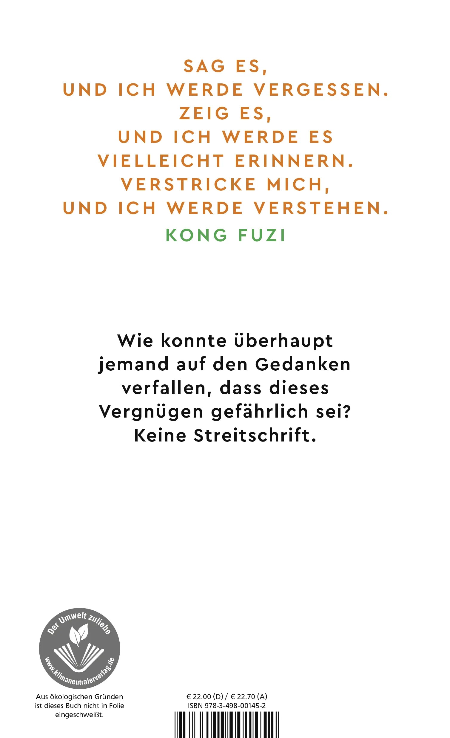 Buchrückseite von 'Sexkultur' mit Klappentext - Gebundene Ausgabe