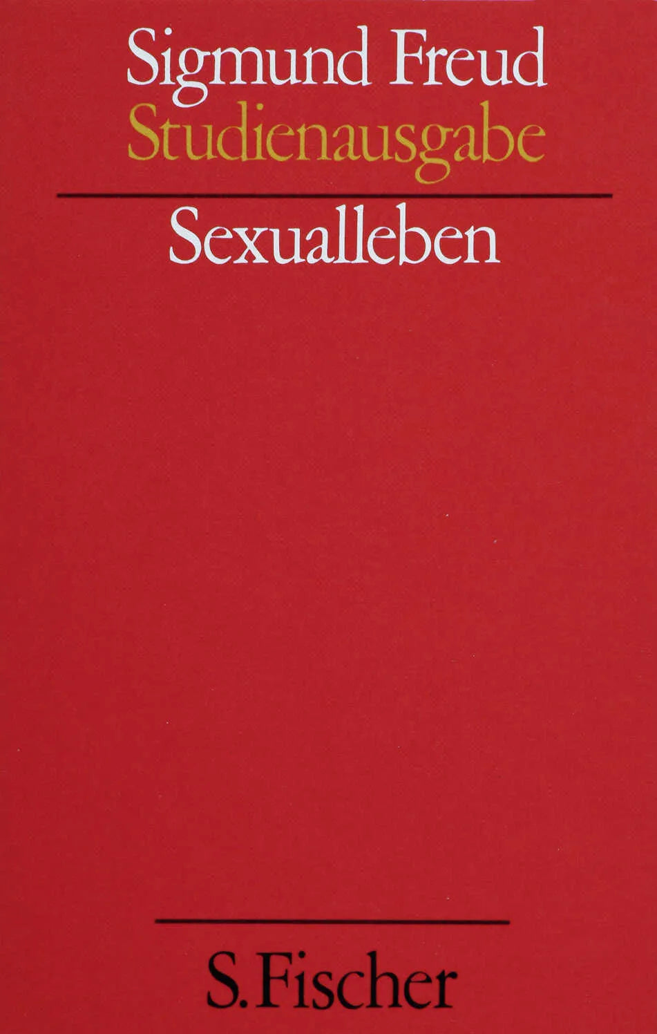 Buchcover von 'Sexualleben' - Paperback von Sigmund Freud