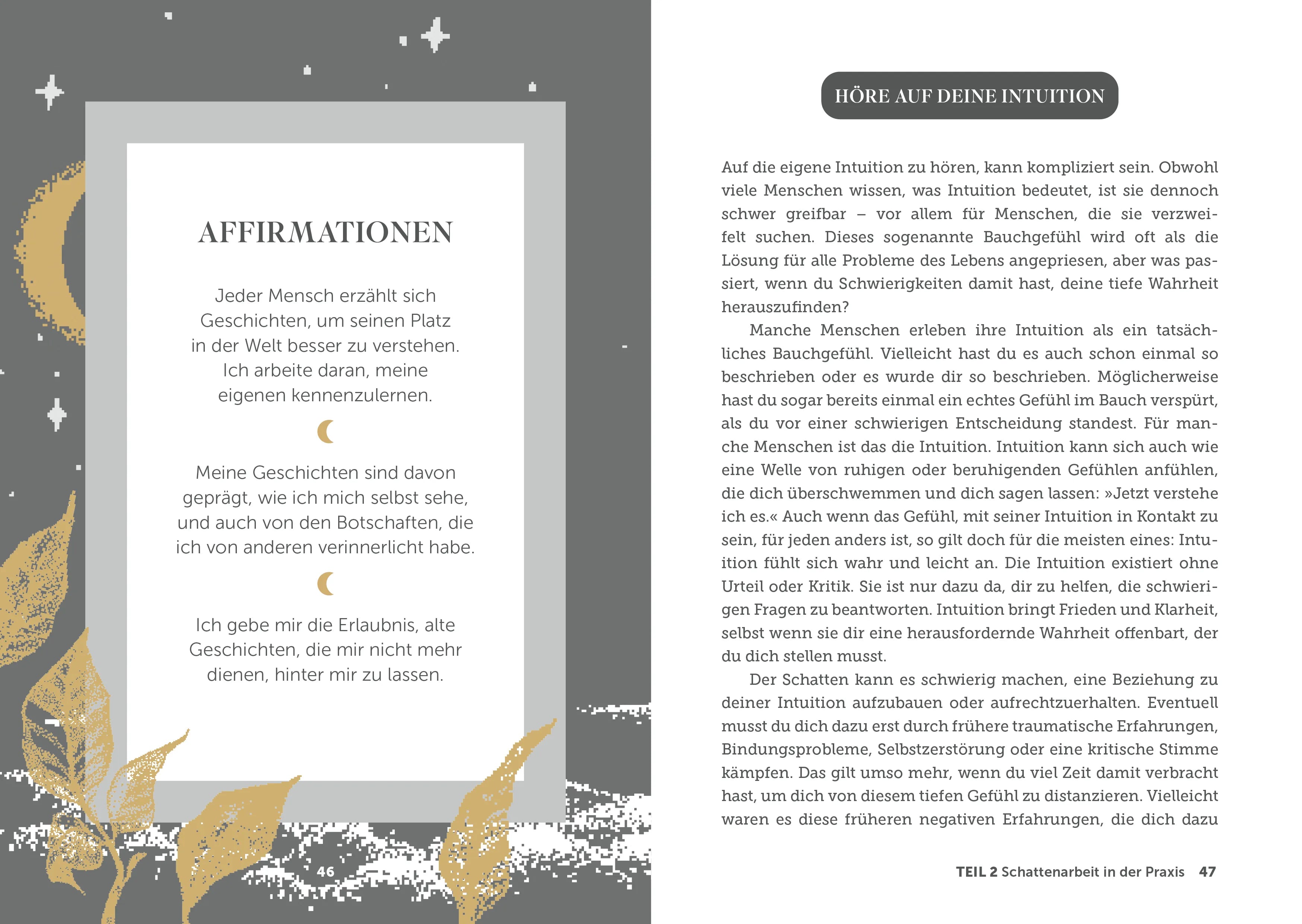 Innenansicht von 'Shadow Work – Dein persönliches Workbook' - Taschenbuch