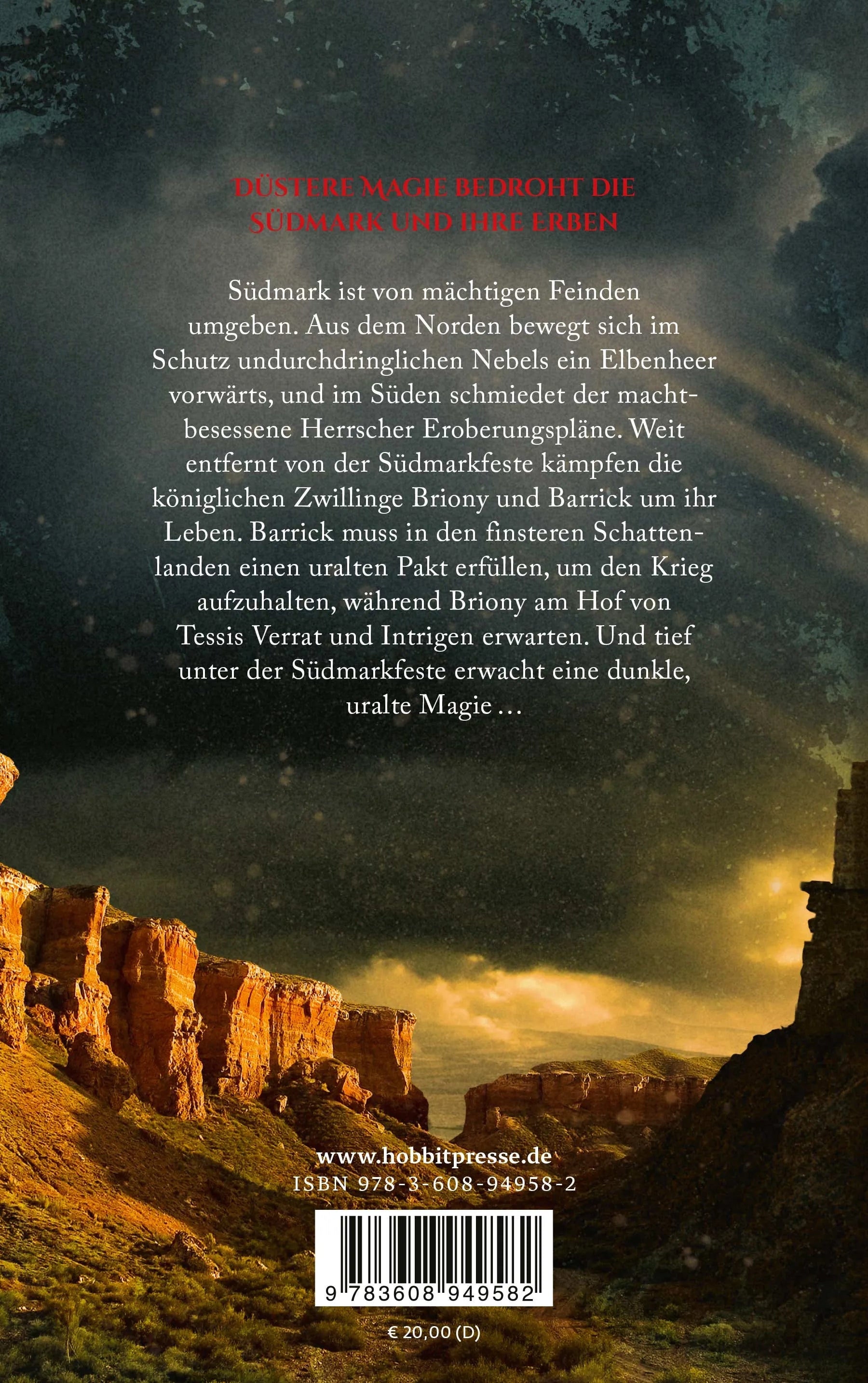 Buchrückseite von 'Shadowmarch. Band 3' mit Klappentext - Taschenbuch