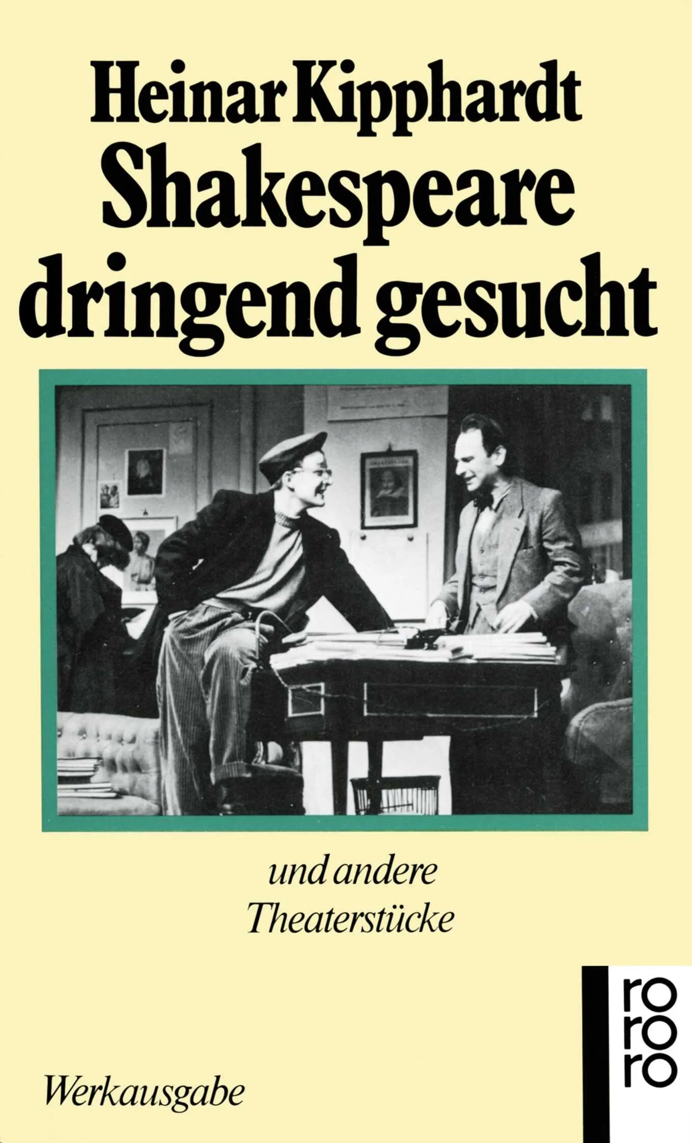 Buchcover von 'Shakespeare dringend gesucht' - Taschenbuch von Heinar Kipphardt