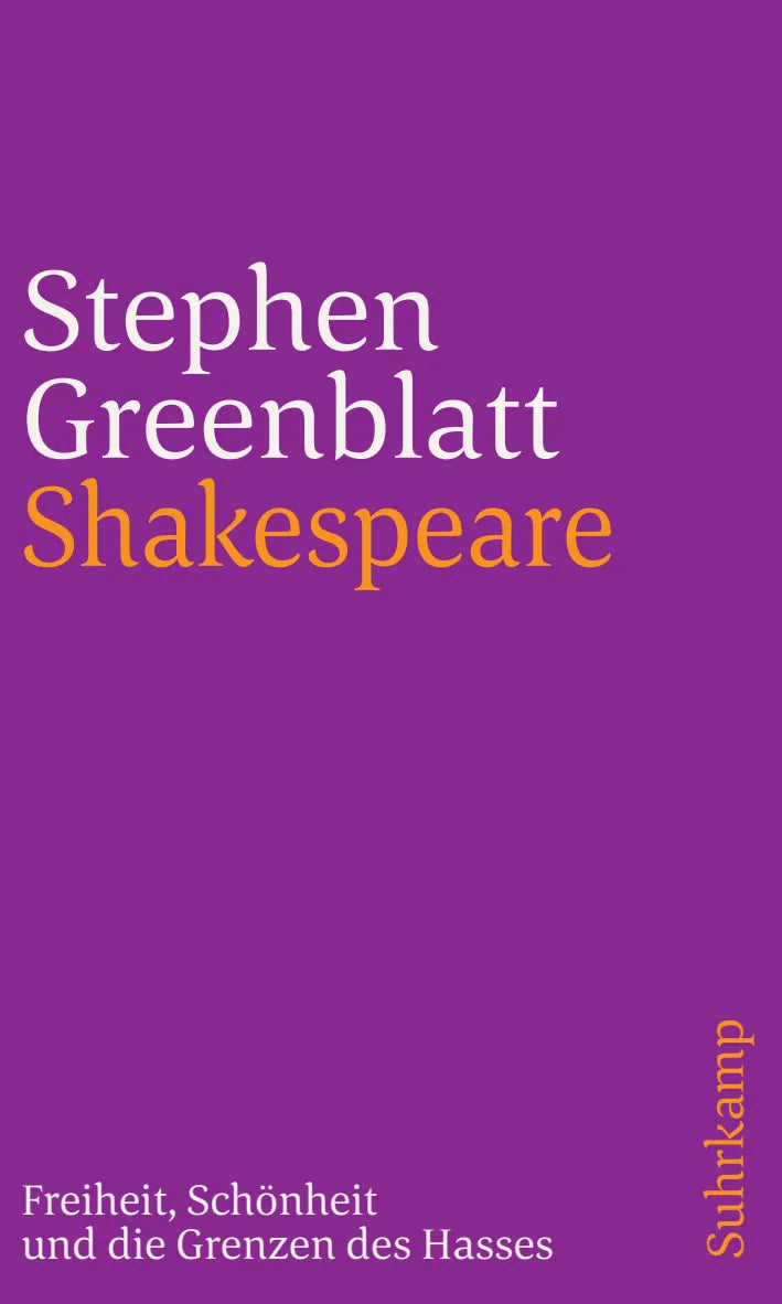 Buchcover von 'Shakespeare: Freiheit, Schönheit und die Grenzen des Hasses' - Taschenbuch von Stephen Greenblatt