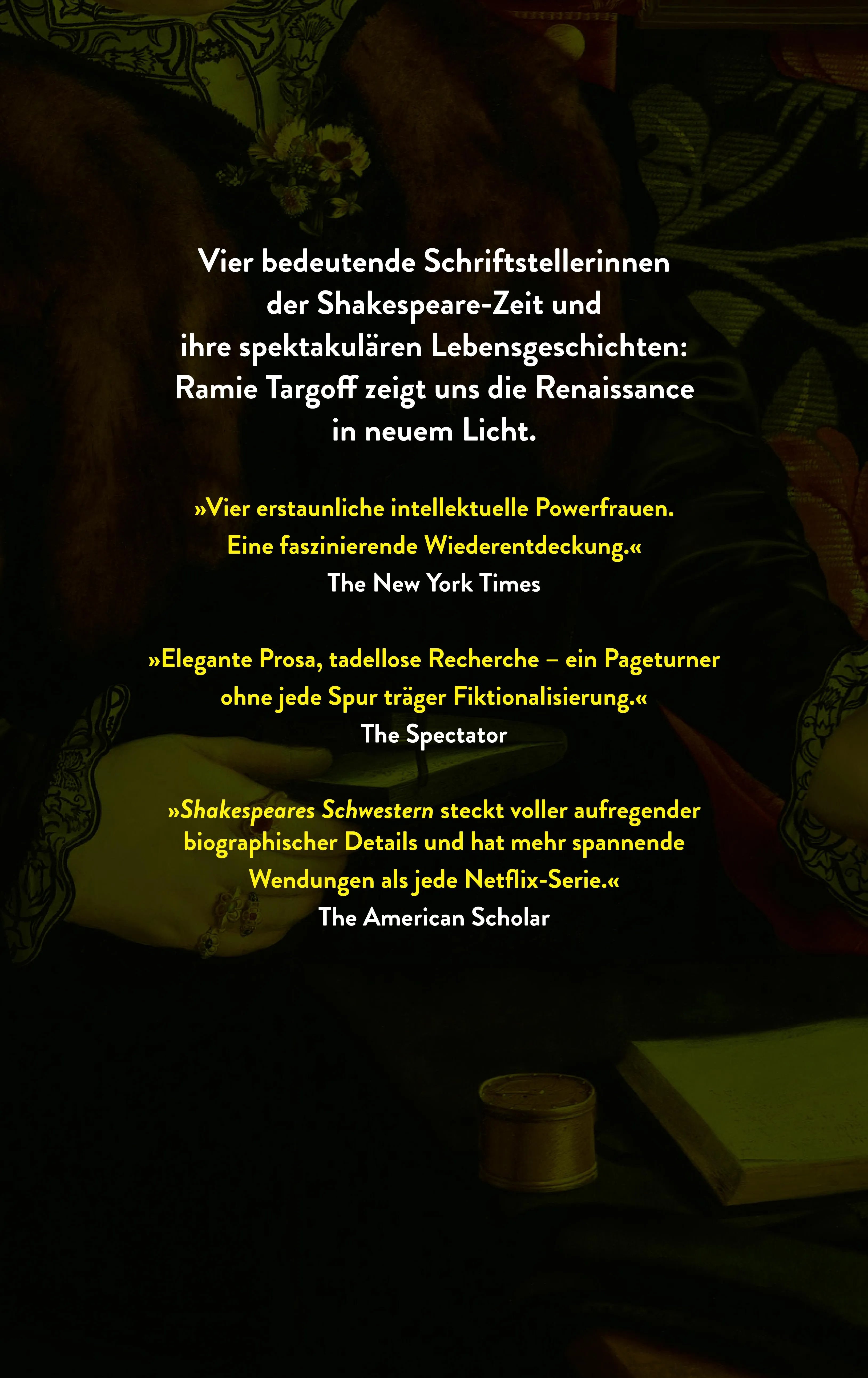 Rückseite: Shakespeares Schwestern (Hardcover)