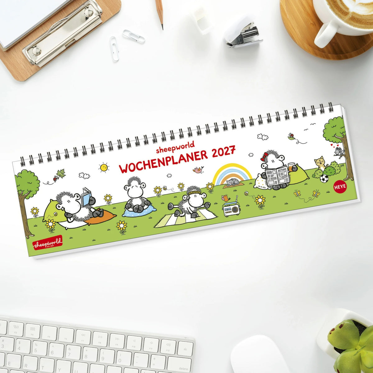 sheepworld Wochenquerplaner 2027 – Ansicht