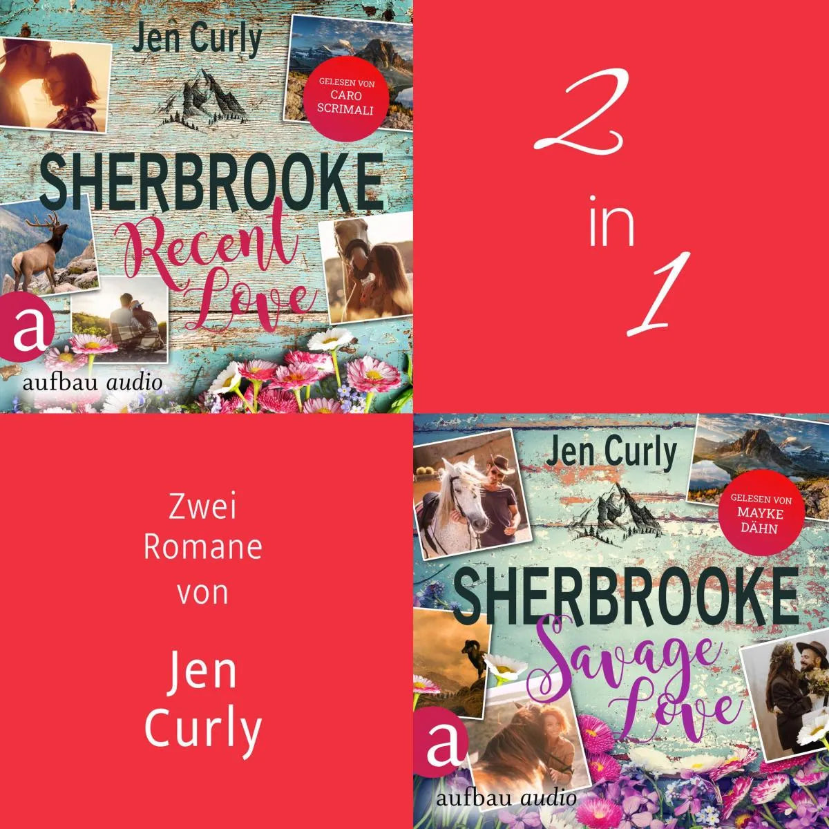 Cover: Sherbrooke - Recent Love & Savage Love (Hörbuch Download) von Jen Curly