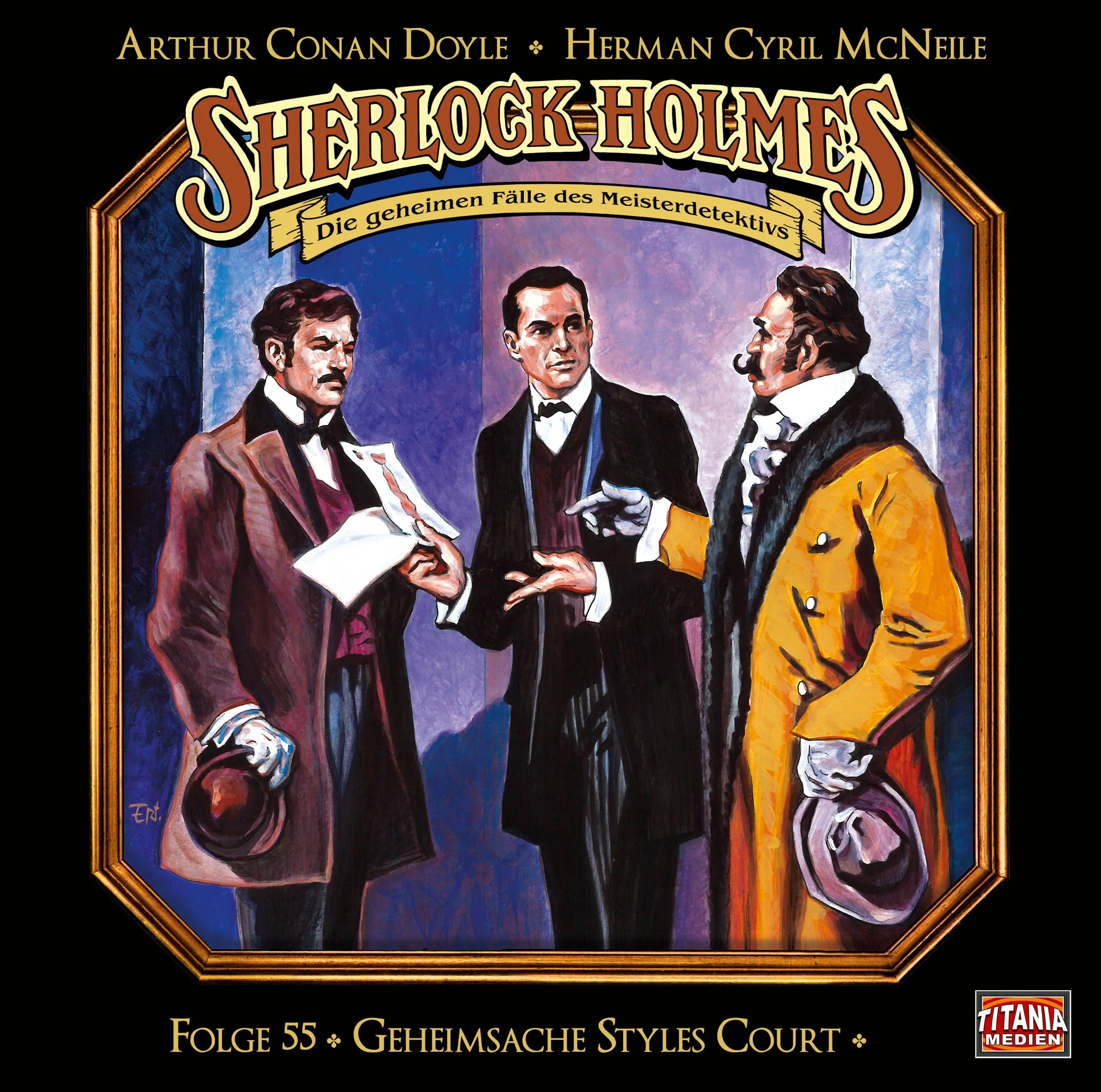 Buchcover von 'Sherlock Holmes - Folge 55' - Hörbuch (CD) von Sir Arthur Conan Doyle