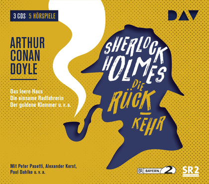 Buchcover von 'Sherlock Holmes 4 – Die Rückkehr' - Hörbuch (CD) von Arthur Conan Doyle