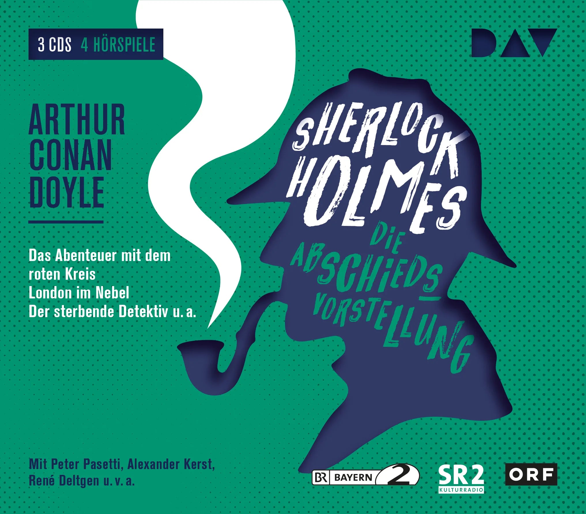Buchcover von 'Sherlock Holmes 5 – Die Abschiedsvorstellung' - Hörbuch (CD) von Arthur Conan Doyle