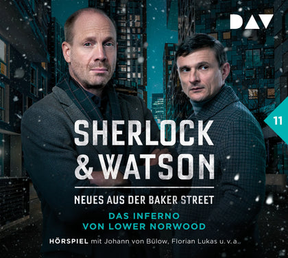 Buchcover von 'Sherlock &amp; Watson – Neues aus der Baker Street: Das Inferno von Lower Norwood' - Hörbuch (CD) von Viviane Koppelmann
