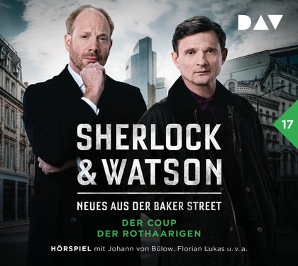 Buchcover von 'Sherlock &amp; Watson – Neues aus der Baker Street: Der Coup der Rothaarigen' - Hörbuch (CD) von Viviane Koppelmann