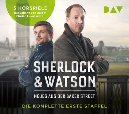Buchcover von 'Sherlock &amp; Watson – Neues aus der Baker Street. Die komplette erste Staffel' - Hörbuch (CD) von Viviane Koppelmann