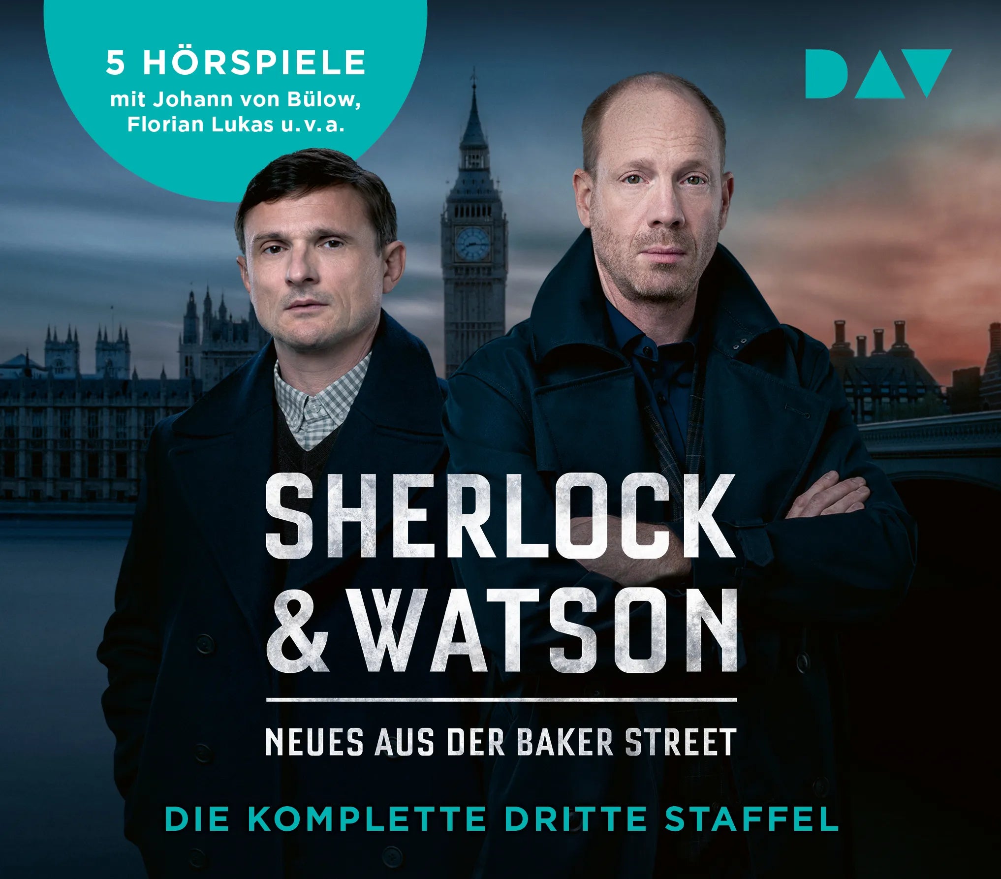 Buchcover von 'Sherlock & Watson – Neues aus der Baker Street. Die komplette dritte Staffel' - Hörbuch (CD) von Viviane Koppelmann