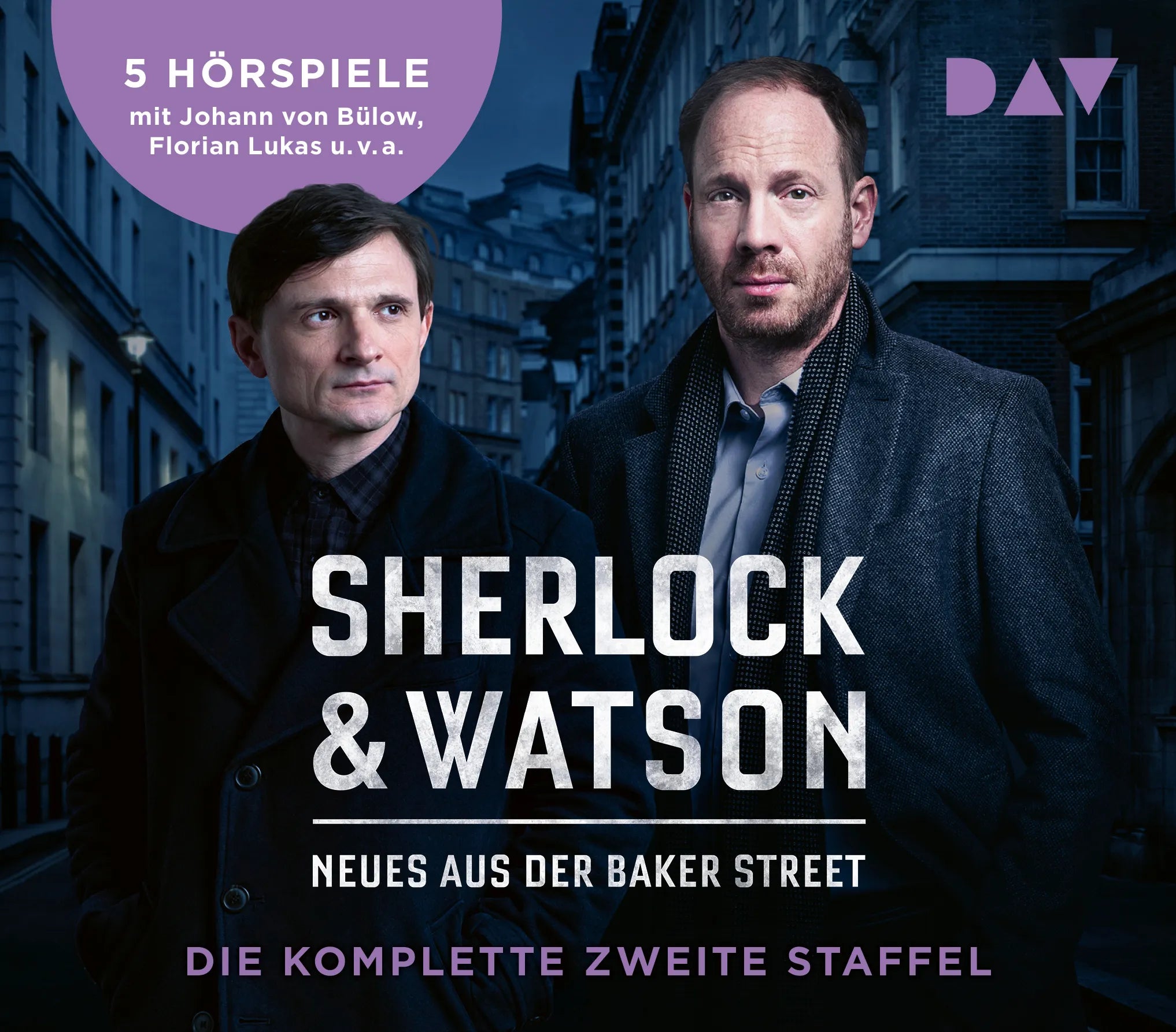 Buchcover von 'Sherlock & Watson – Neues aus der Baker Street. Die komplette zweite Staffel' - Hörbuch (CD) von Viviane Koppelmann