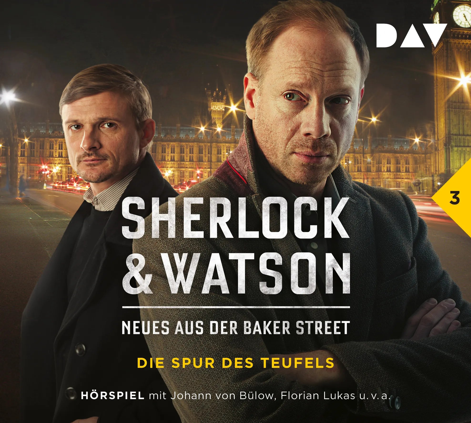 Buchcover von 'Sherlock & Watson – Neues aus der Baker Street: Die Spur des Teufels' - Hörbuch (CD) von Viviane Koppelmann
