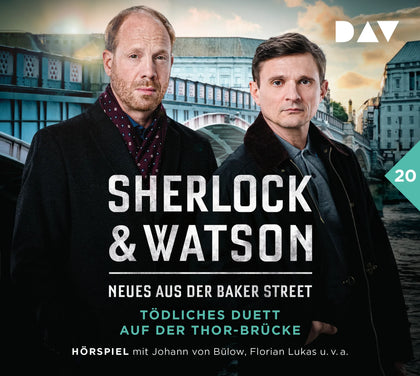 Buchcover von 'Sherlock &amp; Watson – Neues aus der Baker Street: Tödliches Duett auf der Thor-Brücke' - Hörbuch (CD) von Viviane Koppelmann