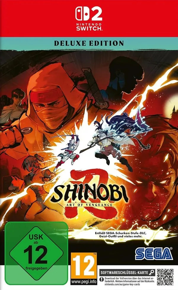 Cover: SHINOBI - Art of Vengeance (Deluxe Edition) für Nintendo Switch 2. Publisher: SEGA