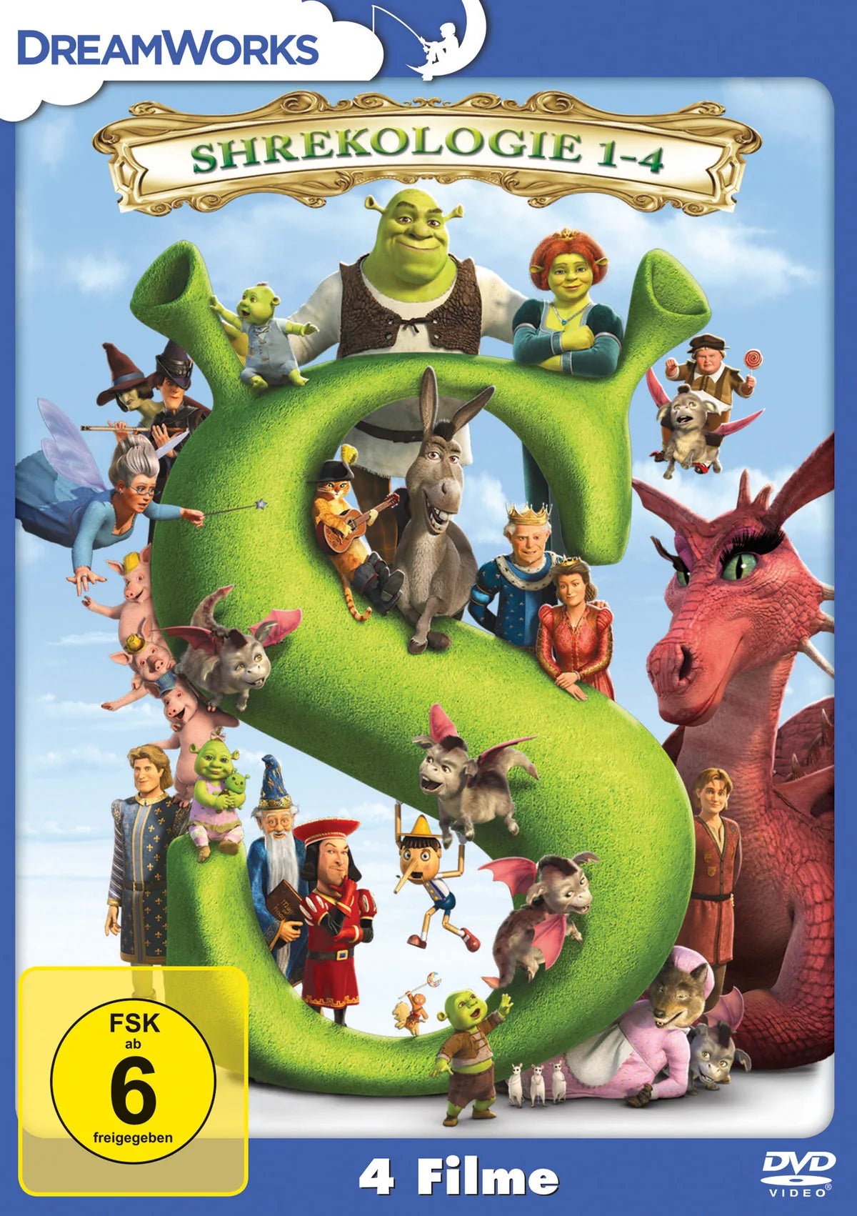 Shrek 1-4 - Shrekologie  [4 DVDs] - DVD