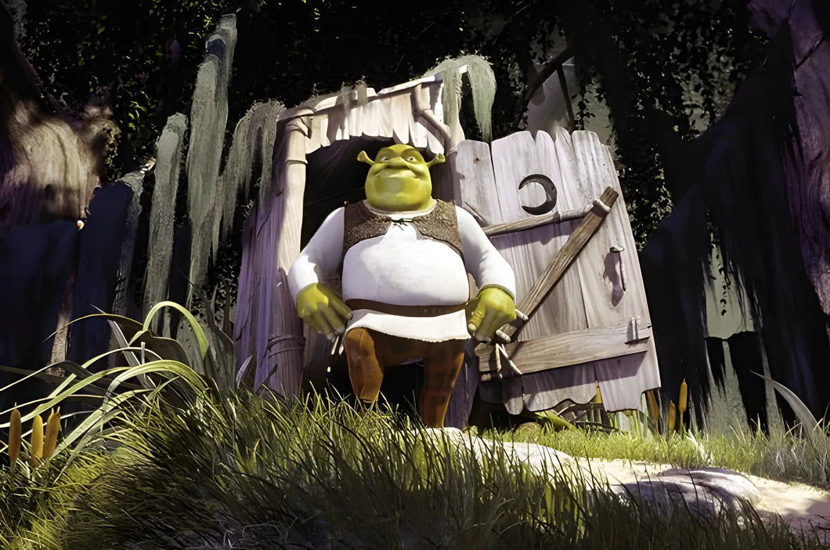 Filmszene 1 aus Shrek - 25th Anniversary Edition (Steelbook) – 4K UHD Blu-ray. Regie: Andrew Adamson