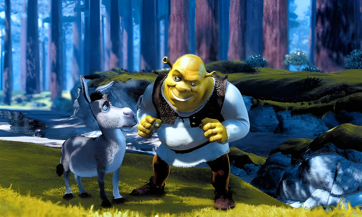 Filmszene 5 aus Shrek - 25th Anniversary Edition (Steelbook) – 4K UHD Blu-ray. Regie: Andrew Adamson