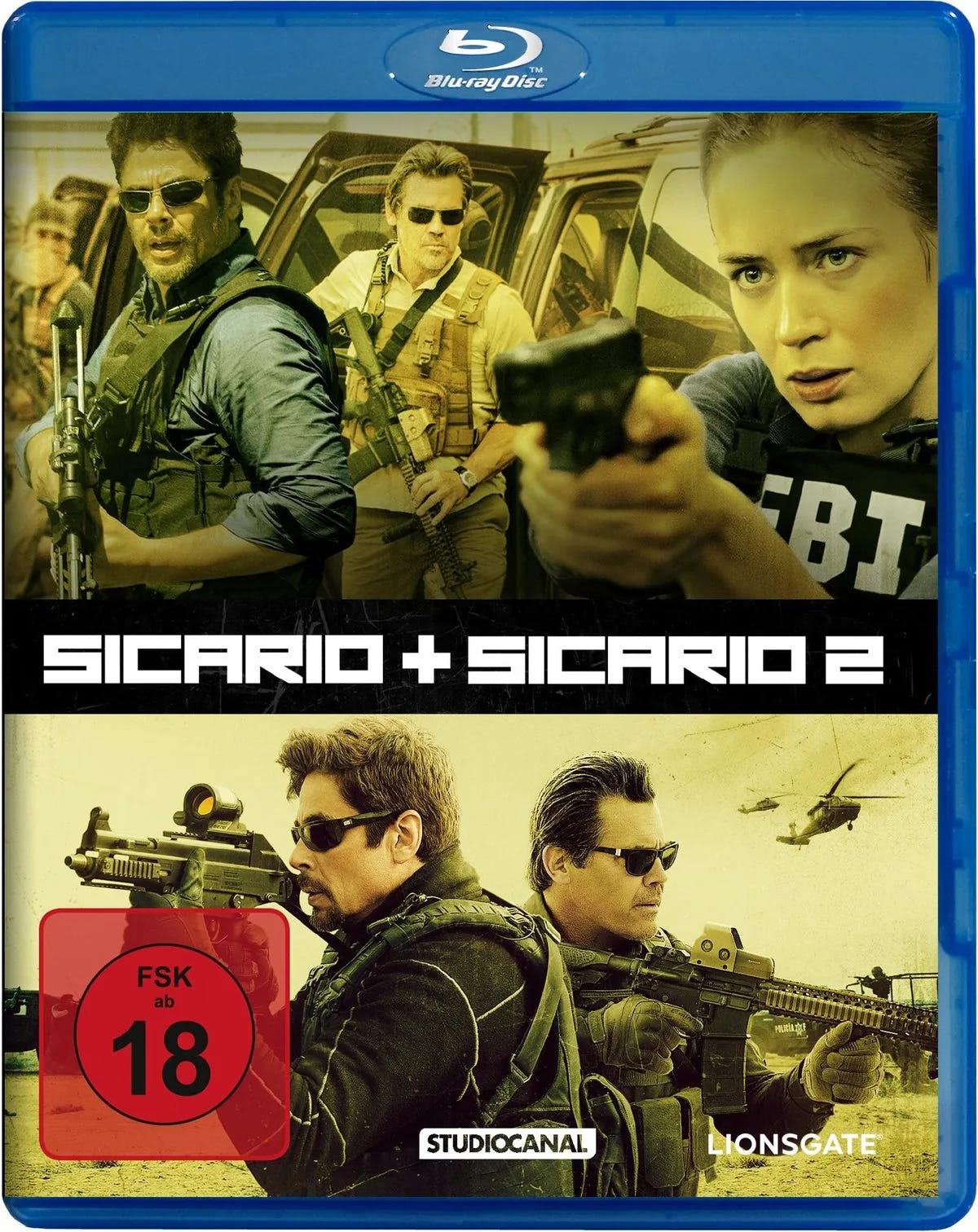 Sicario 1+2 - Blu-ray Disc