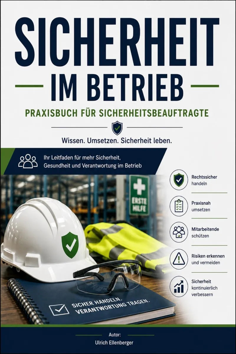 Cover: Sicherheit im Betrieb- Praxisbuch für Sicherheitsbeauftragte (E-Book) von Ulrich Ellenberger