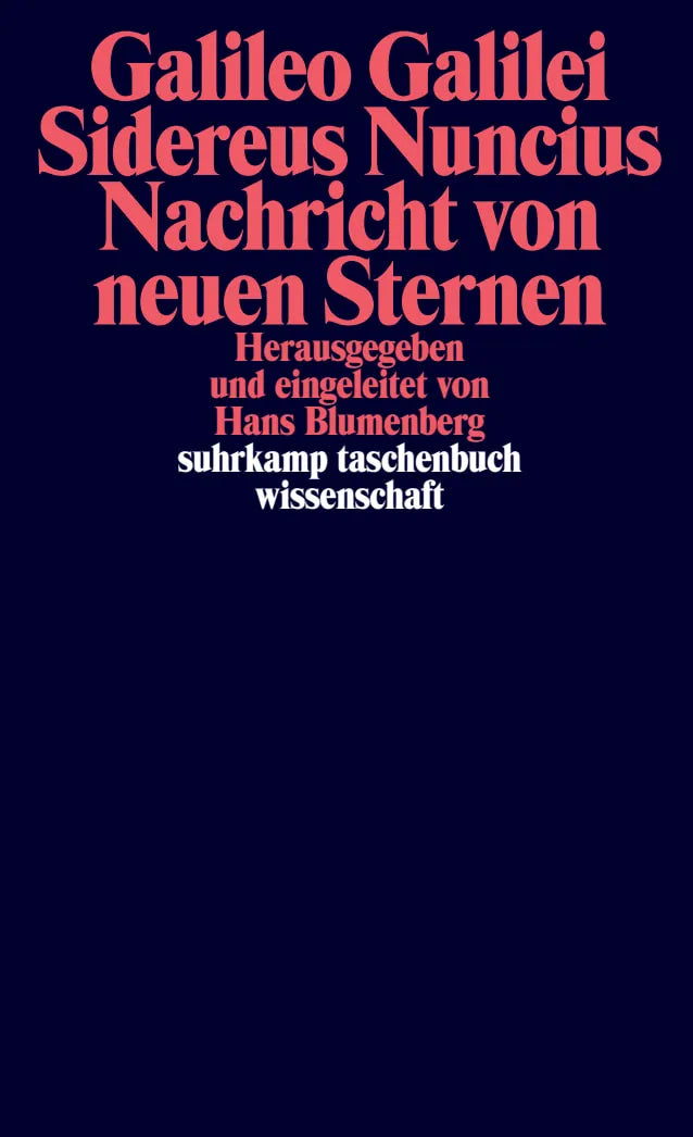 Buchcover von 'Sidereus Nuncius. Nachricht von neuen Sternen' - Taschenbuch von Galileo Galilei