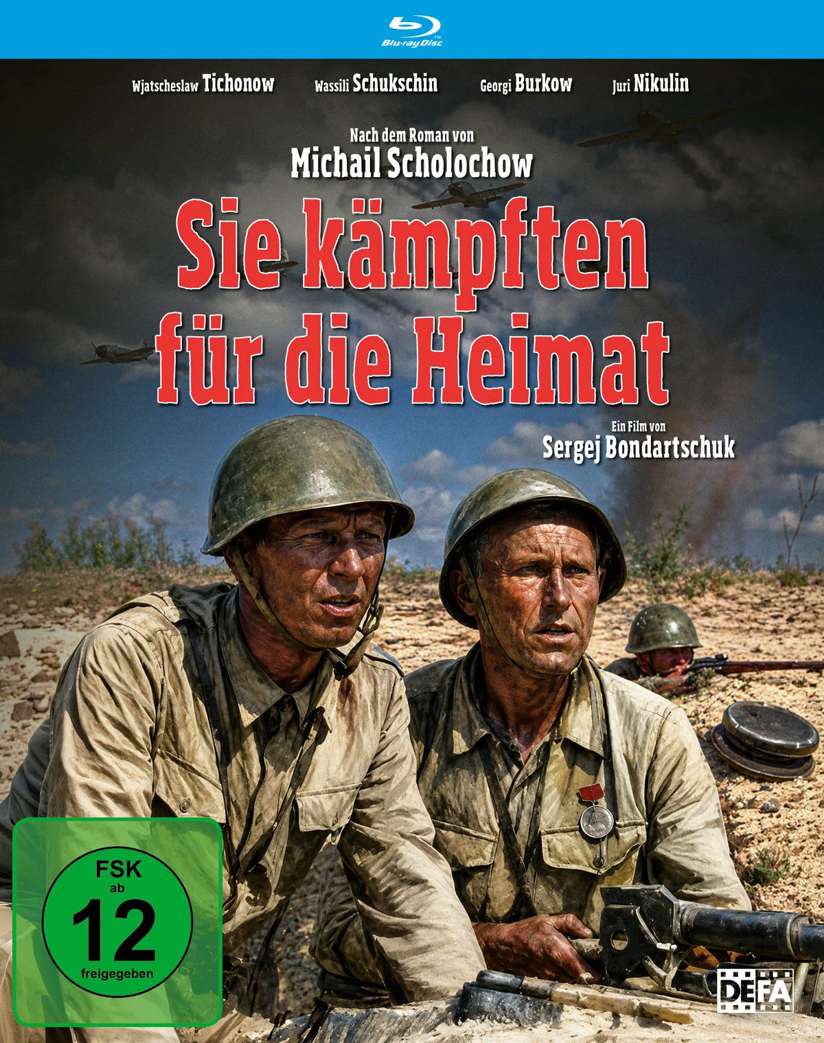 Blu-ray-Cover: Sie kämpften für die Heimat (DEFA Filmjuwelen). Regie: Sergeij Bondartschuk