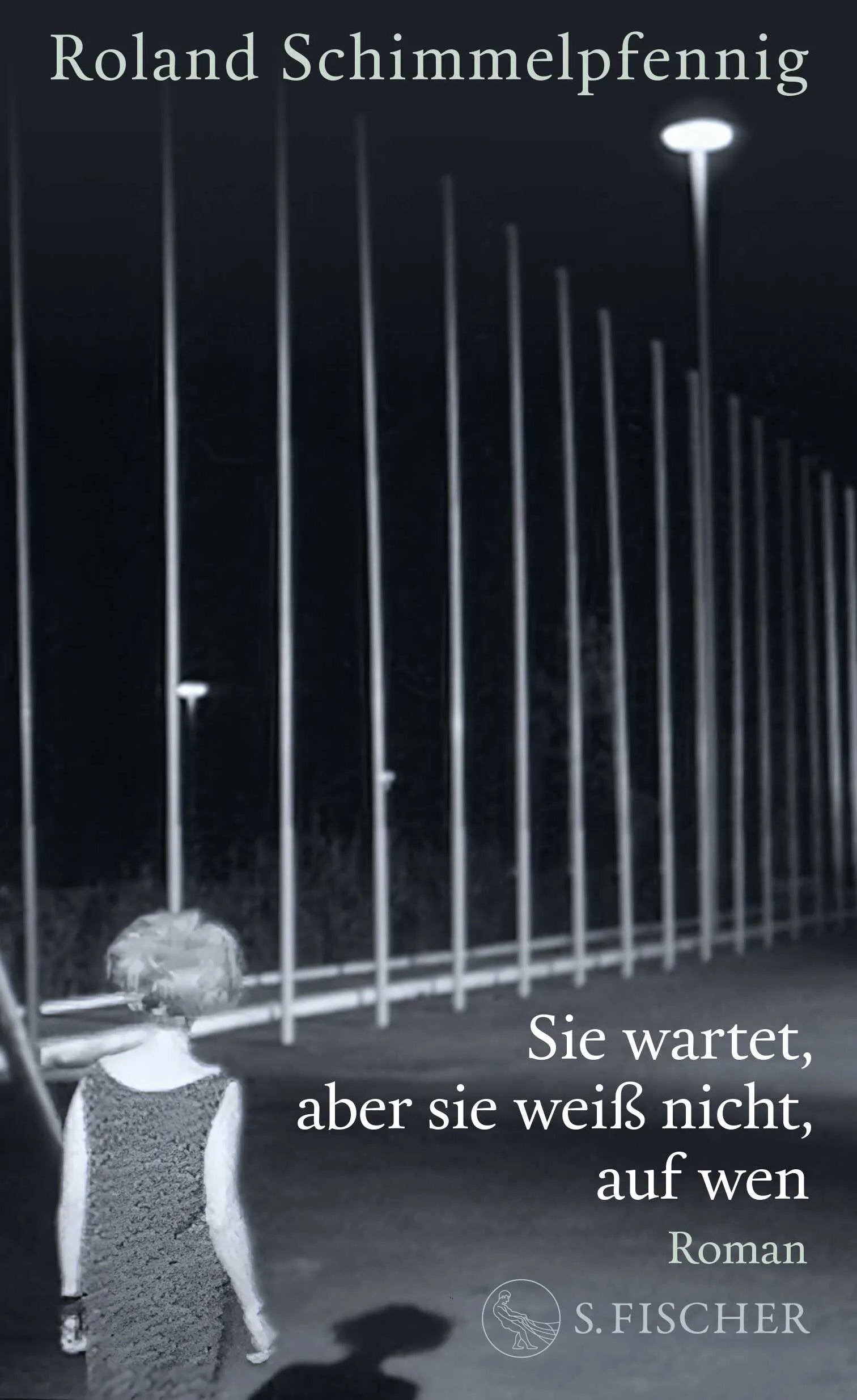 Buchcover von 'Sie wartet, aber sie weiß nicht, auf wen' - Gebundene Ausgabe von Roland Schimmelpfennig