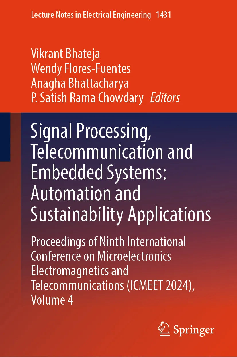 Cover: Signal Processing, Telecommunication and Embedded Systems: Automation and Sustainability Applications (E-Book)