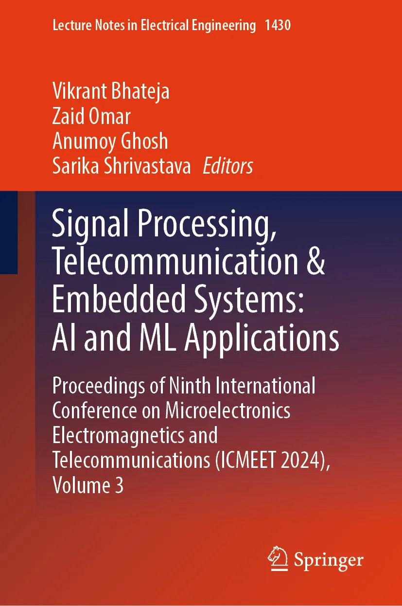 Cover: Signal Processing, Telecommunication & Embedded Systems: AI and ML Applications (E-Book)