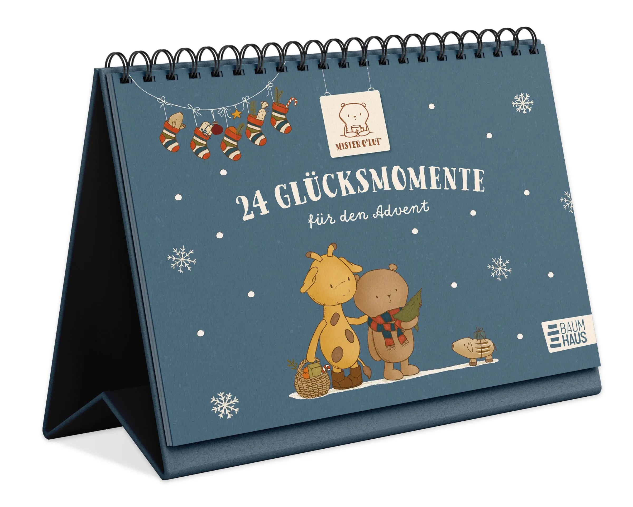 Produktansicht: Mister O'Lui - 24 Glücksmomente für den Advent (Gebundene Ausgabe)