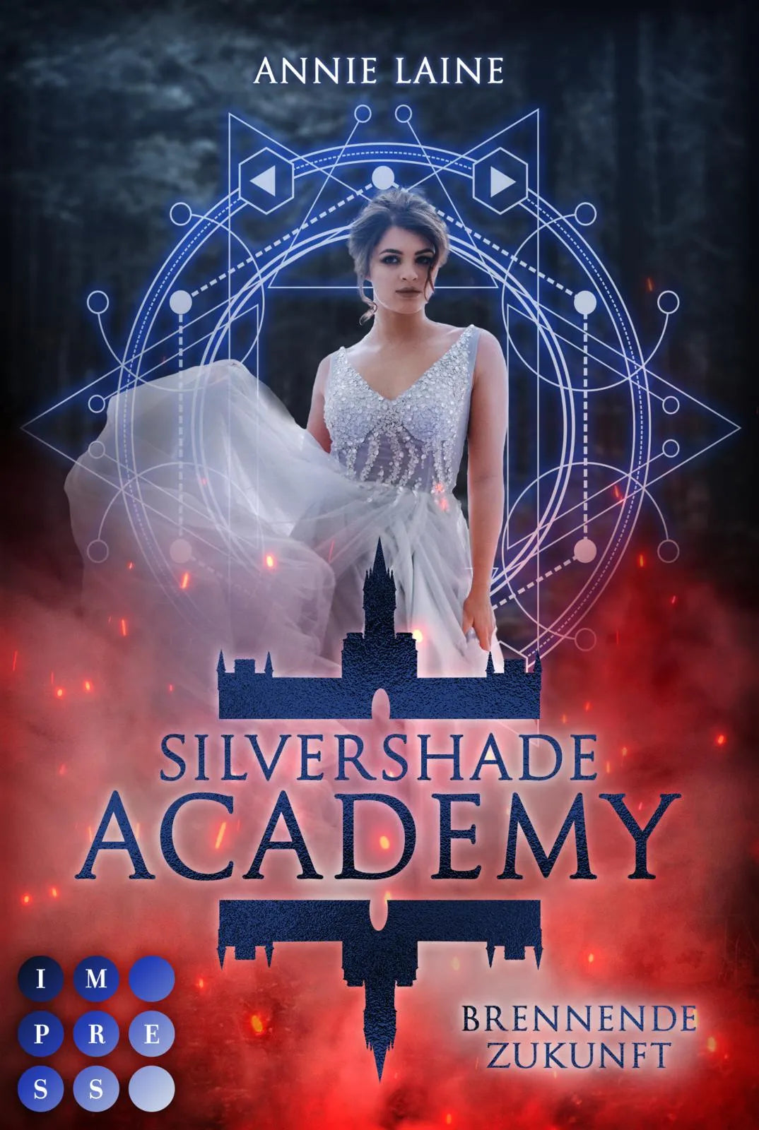 Buchcover von 'Silvershade Academy 2: Brennende Zukunft' - Taschenbuch von Annie Laine