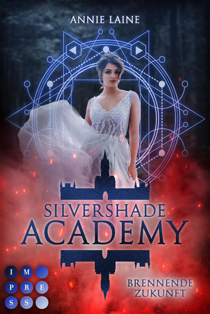 Buchcover von 'Silvershade Academy 2: Brennende Zukunft' - Taschenbuch von Annie Laine