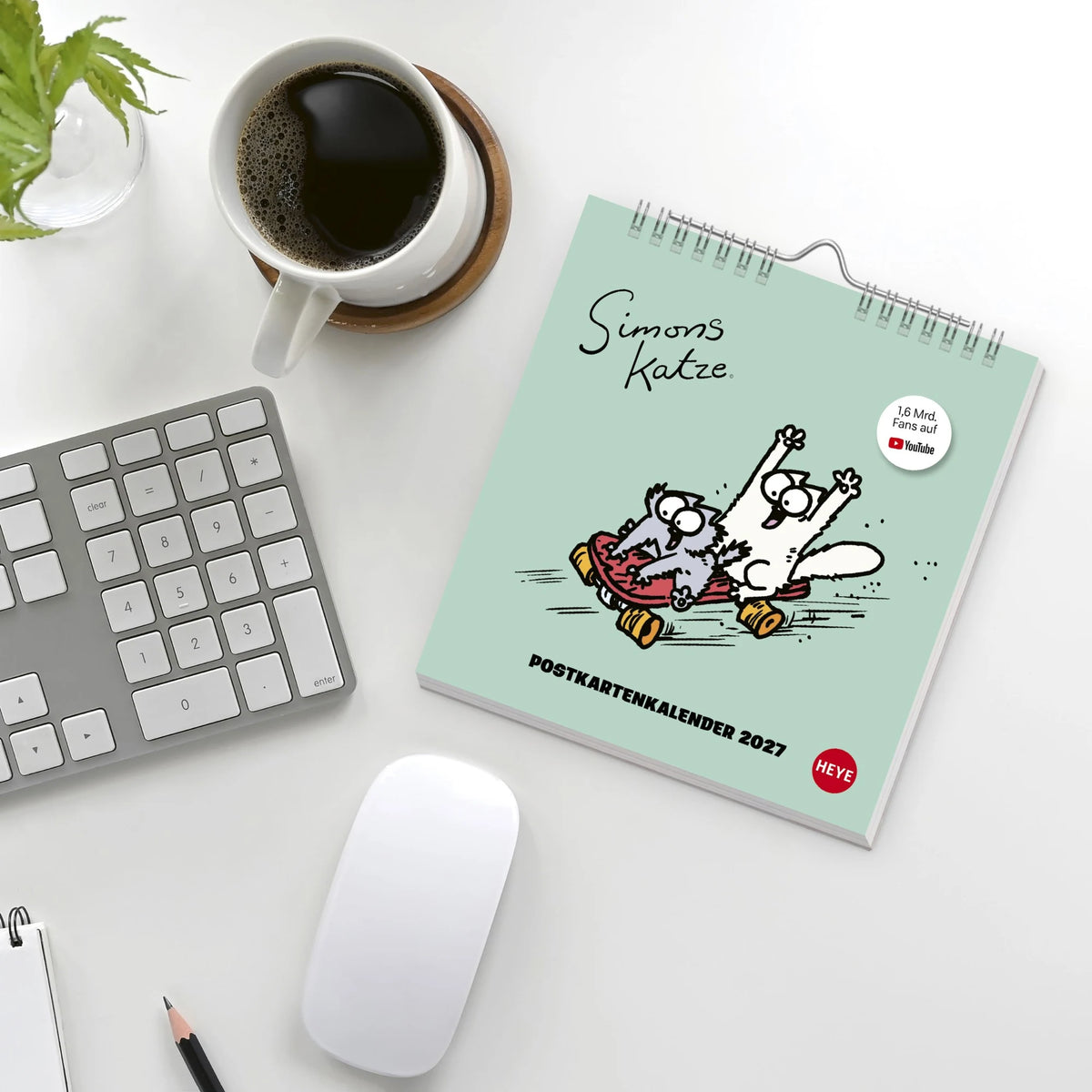 Simons Katze Postkartenkalender 2027 – Ansicht
