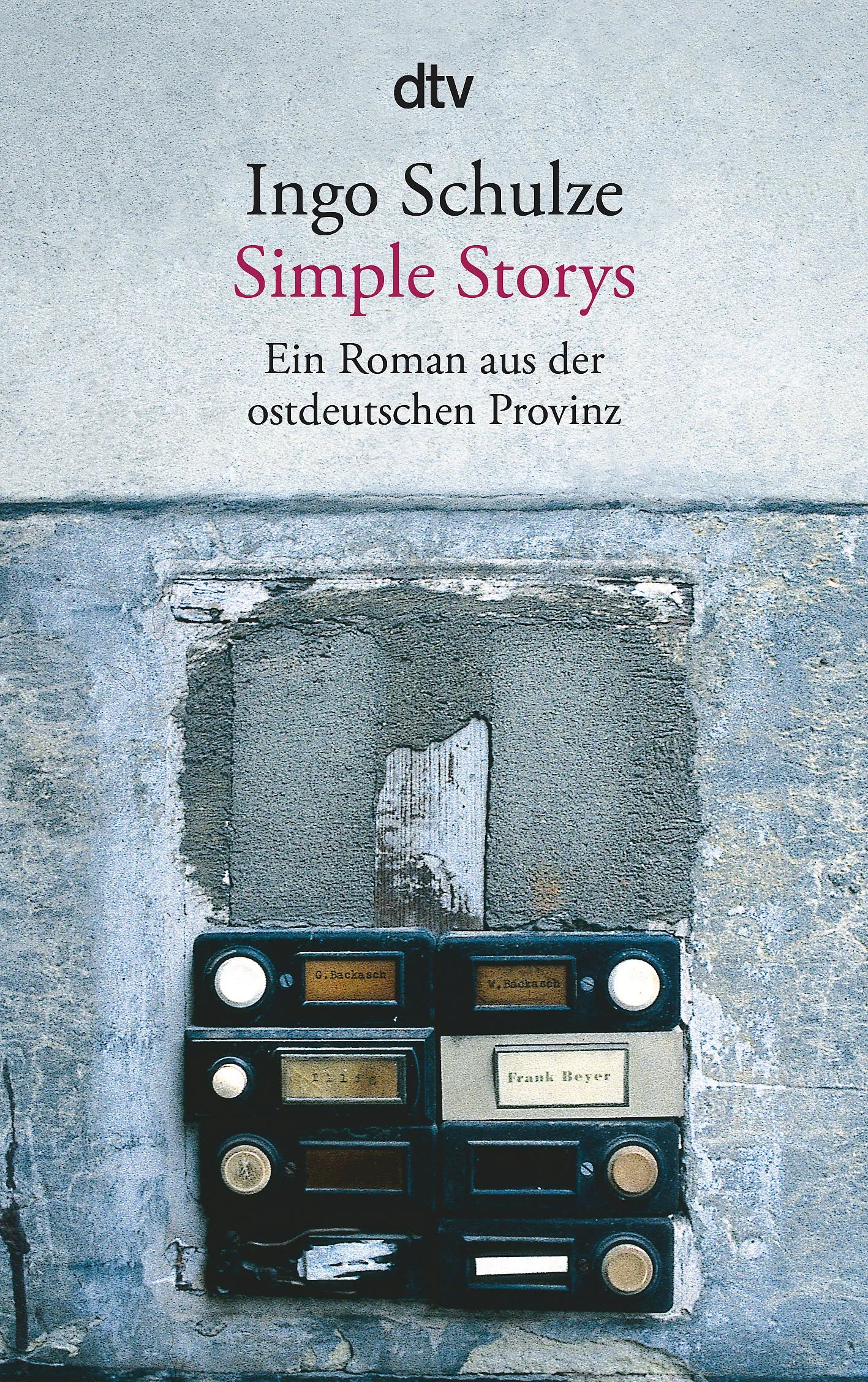 Buchcover von 'Simple Storys' - Taschenbuch von Ingo Schulze