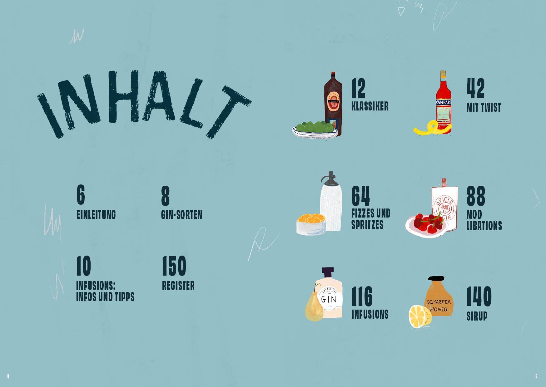 Innenansicht von 'Simsala Gin' - Gebundene Ausgabe