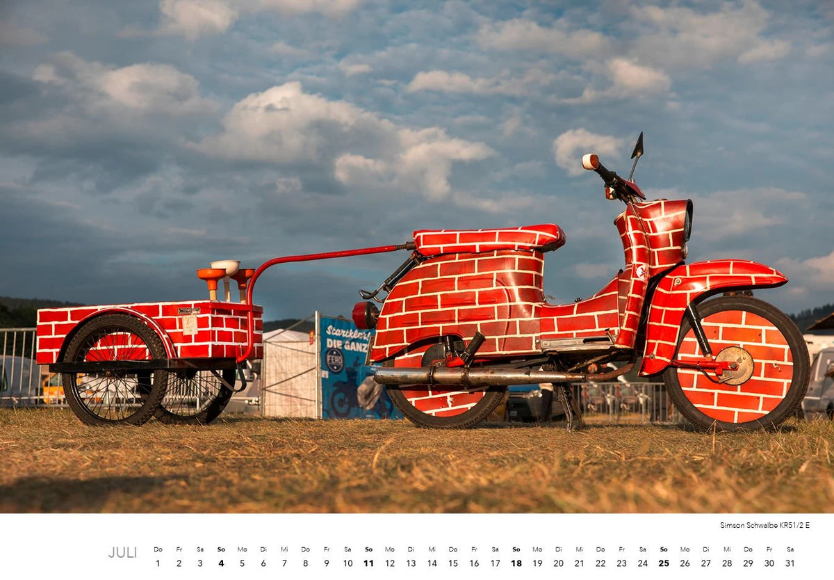 Simson Schwalbe 2027 Kalender – Ansicht