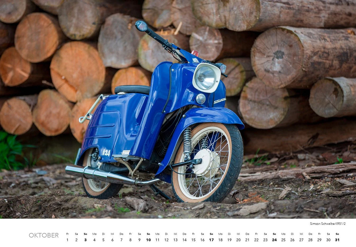 Simson Schwalbe 2027 Kalender – Ansicht