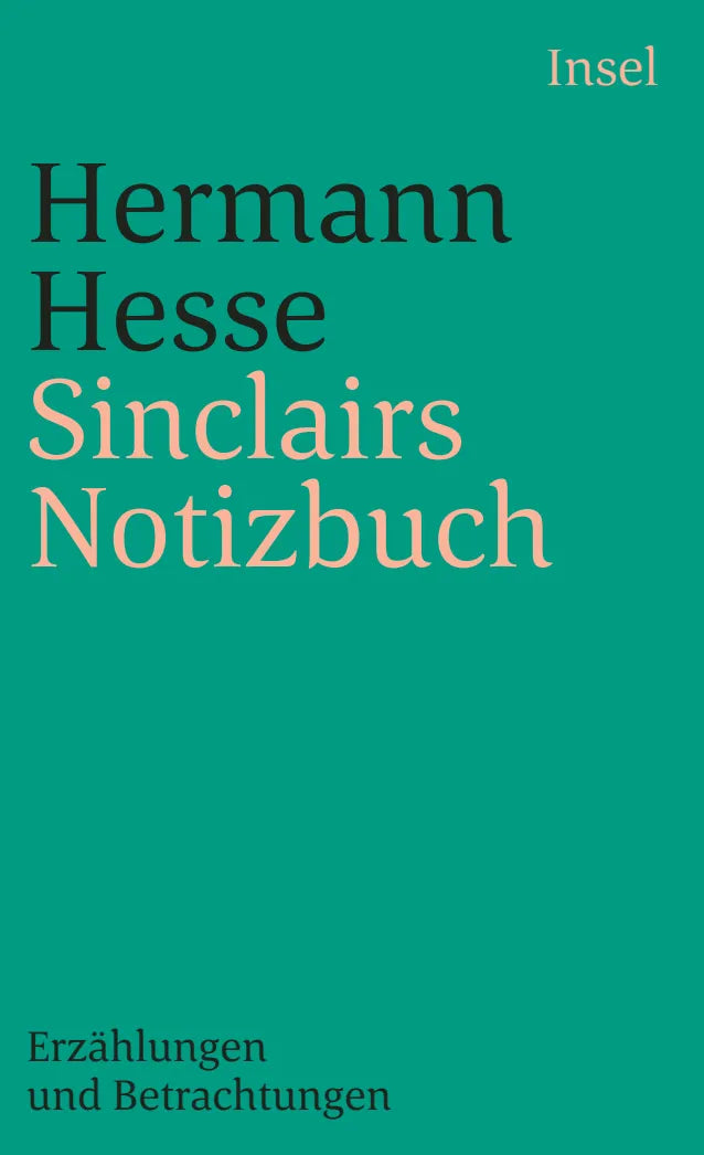 Buchcover von 'Sinclairs Notizbuch' - Taschenbuch von Hermann Hesse